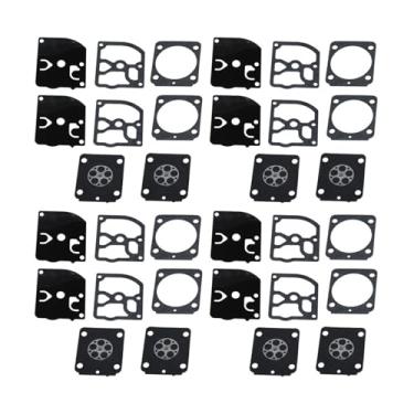 Imagem de 2 conjuntos de kit de vedação de diafragma de carburador para MS171 MS181 MS211 kit de reparo de diafragma de junta de carburador GND-56, GND-101 (4 conjuntos)
