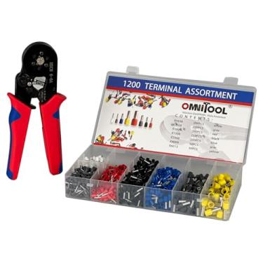 Imagem de Alicate Crimpar Prensa Com 1200 Terminal Ilhós Tubular 0,25 Até 10mm²