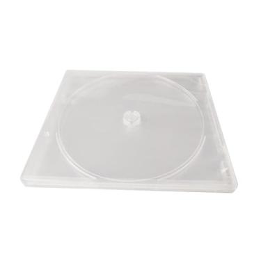 Imagem de AsrMyjcx 10 Peças Clear CD Casos de CD Portátil CD CD CASO PADRÃO CASO de DVD CASE CD ÚNICO CASE para CAR