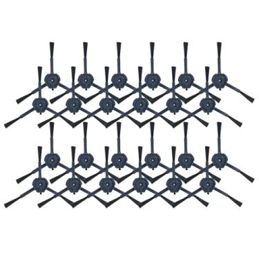 Imagem de HUAYUWA Kit de acessórios para aspirador de pó compatível com EUFY OMINI C20, peças de substituição de aspirador de pó e limpador de esfregão (20 escovas laterais)