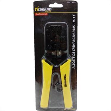 Imagem de Alicate P/Crimpar Rj11-Rj45 Titanium 4662