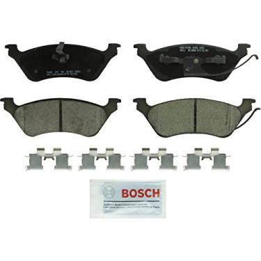 Imagem de BOSCH BC858 QuietCast Conjunto de pastilhas de freio a disco de cerâmica premium - Compatível com Chrysler Town & Country, Voyager; Dodge Caravan, Grand Caravan; TRASEIRA