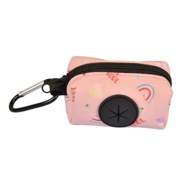 Imagem de Generic Portador de cocô de cocô de cachorro porta -malas de lixo para acessórios de para coleira por transportadora de sacola leve para caminhar, Rosa