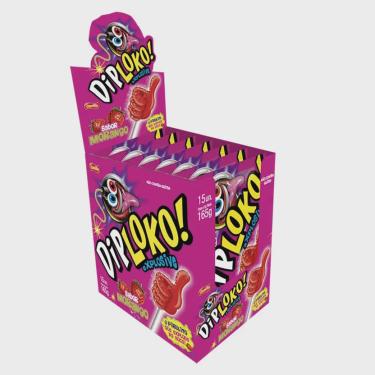 Imagem de Pirulito Diploko Morango 11g 15un