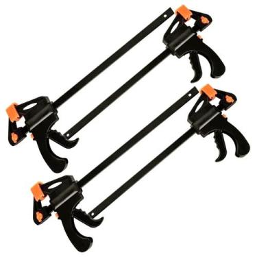 Imagem de 4 Grampos Sargento Aperto Rápido 12 Pol 300mm Marcenaria - I.D.E.A.+PR