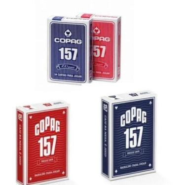 Imagem de Kit Jogo Cartas 2 Baralho Profissional Copag 157 Original