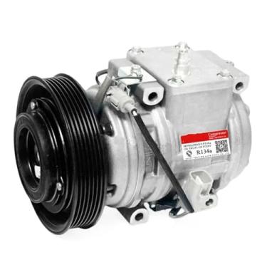 Imagem de Compressor de ar condicionado automotivo compatível com toyota corolla 2001 1998 1999 2000 2002 472001471 447200-1471 8832002050 4472001473 4472001474 8831002050