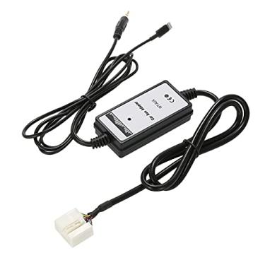Imagem de Adaptador auxiliar de áudio Acura de 6 pinos para carro, 5 mm, interface USB, carregamento para 5, 6, 6s, 6plus