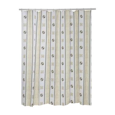 Imagem de Cortina P/Box Poliester Braco Com Amarelo 176X176Cm Rafimex