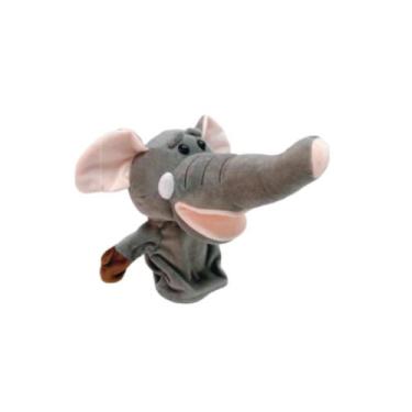 Imagem de Fantoche de Pelúcia Elefante - CAA Toys