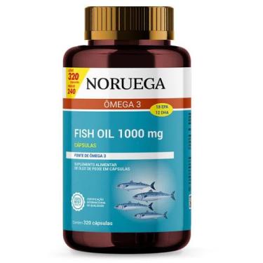 Imagem de Omega 3 1000mg Noruega Sidney Oliveira. 320 Cápsulas.