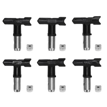 Imagem de Dicas do Pulverizador de Tinta Sem Ar 209 211 313 415 517 623, Aço Inoxidável, Compatível Com a Maioria das Máquinas de Spray Sem Ar, para Decoração Doméstica e Acabamento