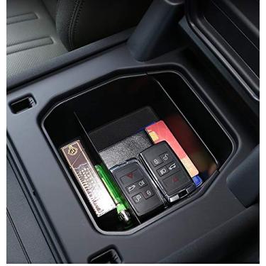 Imagem de TENWIND Para Land Rover Defender 90 110 130 2020 2021 2022 Console central interior de carro com as opções de geladeira Caixa de armazenamento Bandeja Acessórios de apoio de braço
