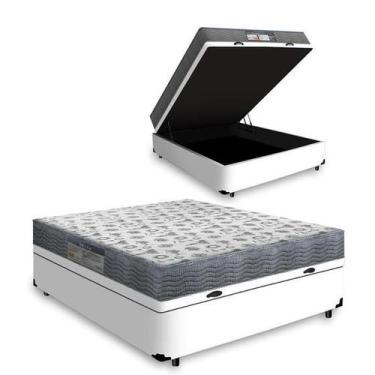 Imagem de Cama Box Com Baú Casal + Colchão De Espuma D33 - Ortobom - Iso 100 (13