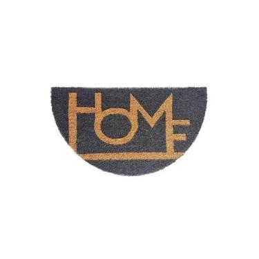 Imagem de Capacho Meia Lua Fibra De Coco Base PVC 60x33cm - Komeco, Home