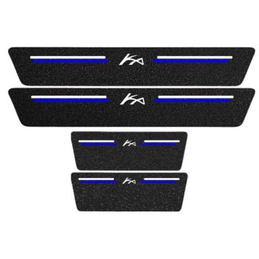 Imagem de Kit Soleira Protetora Porta Premium Blue PVC - Ka - Jhow Adesivos