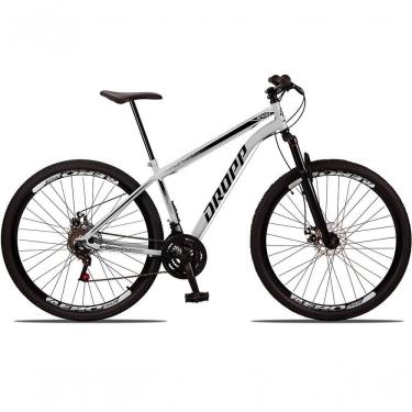 Imagem de Bicicleta 29 Dropp Sport Aço 21M Branco+preto