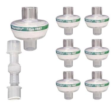 Imagem de Filtro Respiratório Hmef Ventilação Mecânica Com 10 Unidades - SCAVIME