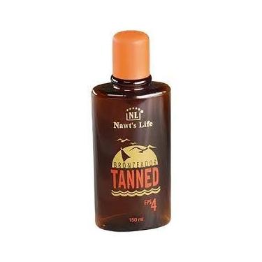 Imagem de Bronzeador Tanned Nawts Life FPS 4  Bronze Intenso com Proteção, Hidra