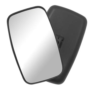Imagem de jose2015 2 peças de espelho retrovisor universal 31,7 x 18,7 cm, espelhos de empilhadeira para caminhões e carrinhas, reboques de mesa e caminhões basculantes, ônibus escolares e trailers