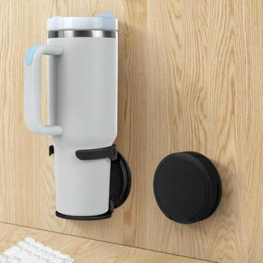 Imagem de Suporte de garrafa de água compatível com Stanley, Hydroflask, Sinple Midern, suporte de copo de parede estável e durável, organizador de copo com economia de espaço, armazenamento para bebidas e café