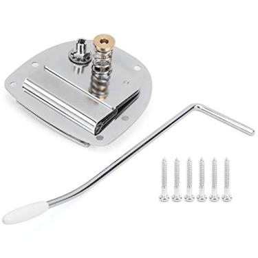 Imagem de Ponte vibrato de guitarra, ponte vibratória de metal, peças de instrumento de metal para guitarra elétrica jazzmaster