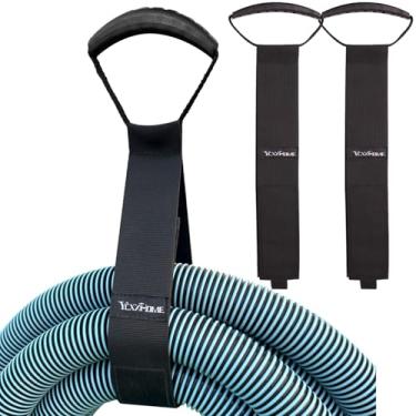 Imagem de 2 peças de alça de cabo de nylon resistente, organizador de alça de transporte para casa, escritório, jardim, mangueira, alça com alça de transporte para vários cabos, equipamentos de jardim, piscina,