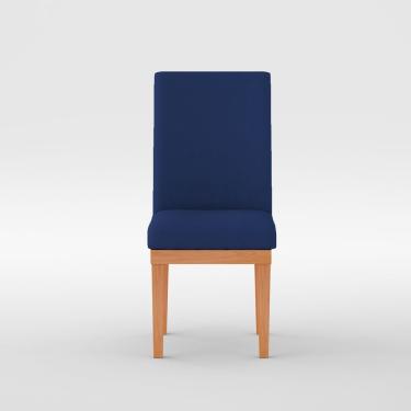 Imagem de Cadeira Reforçada Estofada azul Marinho