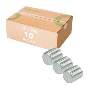 Imagem de 10x Knob Redondo Metálico - Confira Medidas nas Fotos - PIX