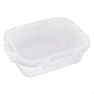 Imagem de Pote Refratário Retangular com Tampa Hermética 1,52L Vidro Borosilicato Freezer Forno Micro-ondas - Home Gourmet