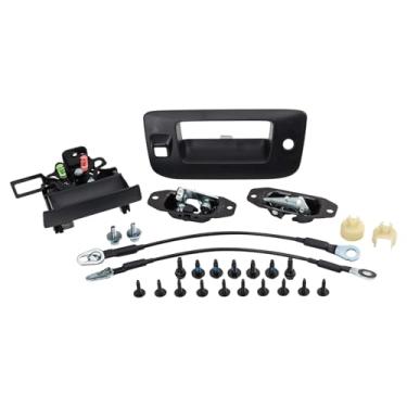 Imagem de TRQ Kit de reparo de porta traseira compatível com Chevrolet Silverado 2007-2013 1500 2007-2014 Silverado 2500 HD Silverado 3500 HD GMC Sierra 1500 Sierra 2500 HD Sierra 3500 HD