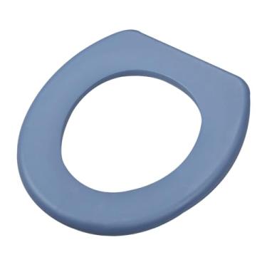 Imagem de Ysyqkn Cadeiras de assento sanitário com painel, assento, azul, estável, sanitário para substituição em idosos