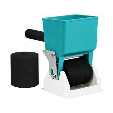 Imagem de Generic Rolo aplicador de cola manual, espalhador de cola fácil de usar com suporte e interruptor de controle para móveis de carpintaria e marcenaria, 3 Polegadas