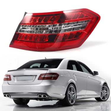 Imagem de ZXMT Conjunto de lâmpada traseira externa compatível com Mercedes Benz W212 E350 E550 E63 AMG 2010 2011 2012 2013 Lâmpada traseira de cozimento 2129060858, MB2805106 (lado direito do passageiro)