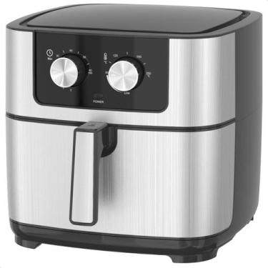 Imagem de Air Fryer Elétrica Best 10l Inox 1500w Sem Óleo Fritadeira, 110V