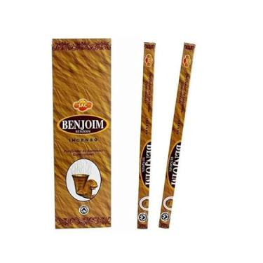 Imagem de Kit de Incensos Indianos Benjoim, Aromaterapia Natural, 6 Unidades