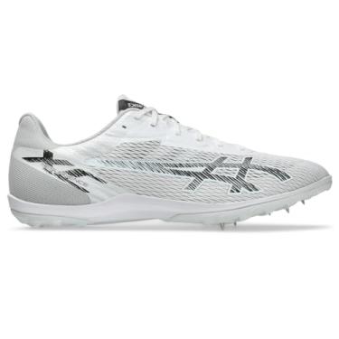 Imagem de ASICS Tênis unissex Resurgence XC Track & Field, Branco/bronze, 10.5 Wide Women/9 Men