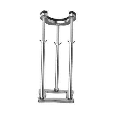 Imagem de IEUDNS Suporte de pia embutido com altura ajustável, prático e resistente, pernas de aço inoxidável para pia de cozinha, para banheiro, lavatório doméstico