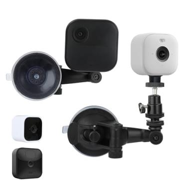 Imagem de Suporte de ventosa compatível com Blink Outdoor 4, Blink Mini, Blink Mini 2, Blink Outdoor 3, suporte com ventosa para câmera de segurança, suporte para janela de câmera, pacote com 2 (assista ao