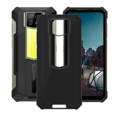 Imagem de AQGGIIXY Capa para Ulefone Armor 24 (6,7 polegadas), capa protetora de telefone de borracha flexível preta para Ulefone Armor 24 - Preto