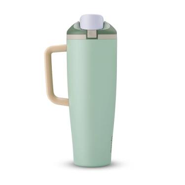 Imagem de Owala Copo FreeSip - Aço inoxidável - 1,134 g - Verde (Eucalipto)