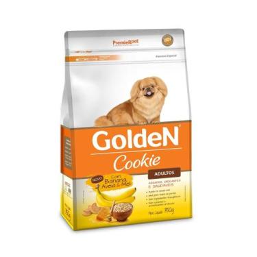 Imagem de Biscoito Golden Cookie Cães Adultos Pequeno sabor Banana, Aveia e Mel 