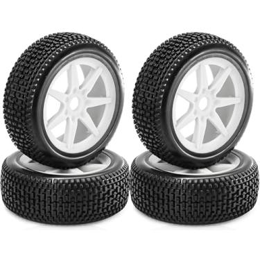 Imagem de 1/8 RC Off-Road Buggy Racing Tires and Wheels 17mm Hex RC Tires with Foam Inserts for ARRMA 1/8 Typhon 3S/6S Losi 8IGHT HongNor FS Racing KYOSHO MP10 MP9 MP9e Neo HSP Hyper. (4PCS/Set)