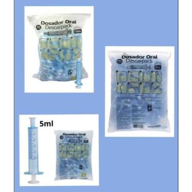 Imagem de Dosador Oral sem agulha da Descarpack, Transparente, 10 ML