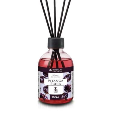 Imagem de Difusor de Aromas Pitanga Preta 250ml Varetas de Fibra Fragrância Frutal Floral Imperio das Essencias
