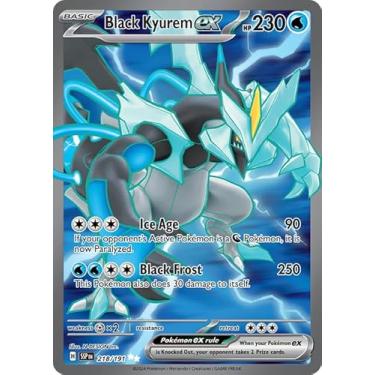 Imagem de Pokemon - Black Kyurem ex 218/191 - Surging Sparks – Full Art Ultra Rare – Foil Card