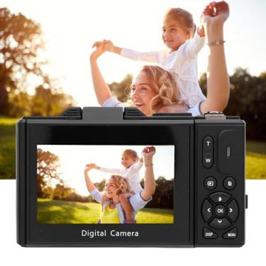 Imagem de Diyeeni Câmera Digital 5K para Fotografia, Câmera de Vlogging de 75MP para YouTube, Câmeras Wi -Fi Compactas Com Tela de Deslizamento de 3in 180 °, Zoom Digital 18x, 64 GB, Foco (64 GB)