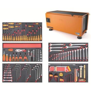 Imagem de Caixa Para Ferramentas Pickup Box 1000x500x500 Mm - 145 Peças Tramonti