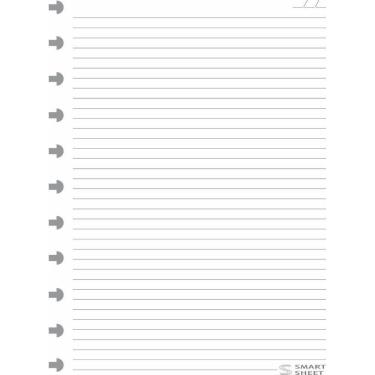 Imagem de Refil Caderno Inteligente Discos 90G 100 Fls Pautado Grande