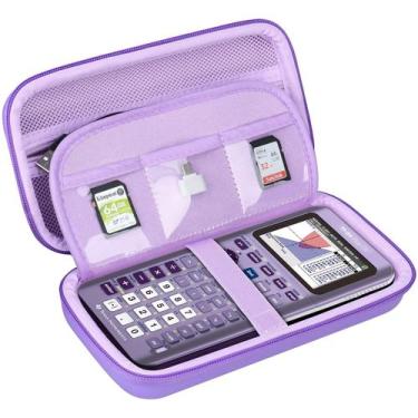 Imagem de Estojo rígido BOVKE para Texas Instruments TI-84 Plus CE roxo
